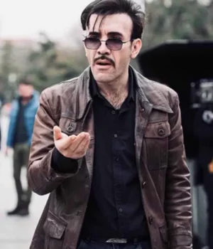 The Protector Mehmet Yilmaz Brown Leather Jacket side