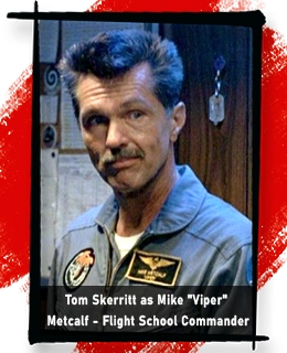 Tom Skerritt as Mike Viper Metcalf - Flight School Commander