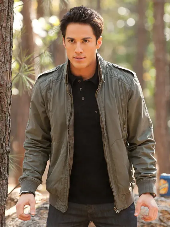 Tyler Lockwood The Vampire Diaries Cotton Bomber Jacket
