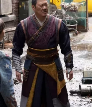 Wong Doctor Strange Sleeveless Cotton Coat front