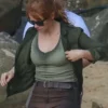 Jurassic World Claire Dearing Notched Collar Cotton Jacket front