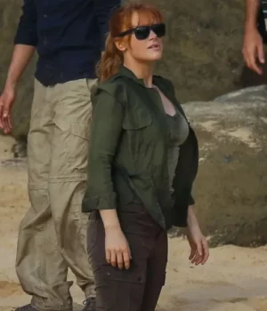 Jurassic World Claire Dearing Notched Collar Cotton Jacket side