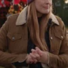 Melinda Monroe Virgin River Shearling Collar Jacket front