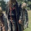 Ryan Hurst The Walking Dead Real Leather Trench Coat other side