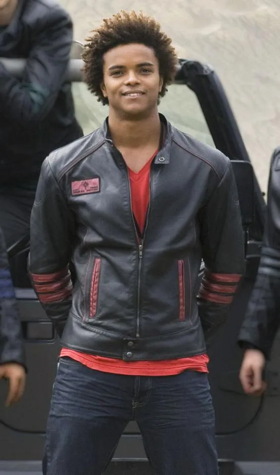 Scott Truman Power Rangers RPM Red Leather Jacket other side