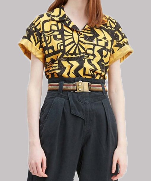 Stranger Things Aztec Cotton Polyester Shirt front
