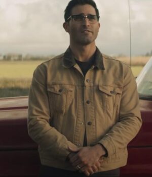 Superman and Lois Tyler Hoechlin Cotton Brown Jacket front