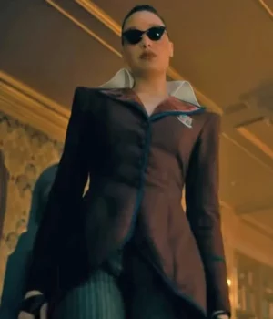 The Umbrella Academy Britne Oldford Wool Coat front