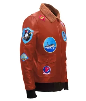 Top Gun G-1 Far East Cruise 63-4 Rust Bomber Leather Jacket side