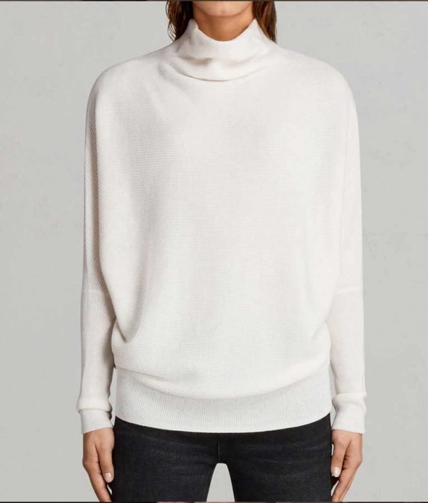 Virgin River Melinda Monroe White Fleece Sweater front