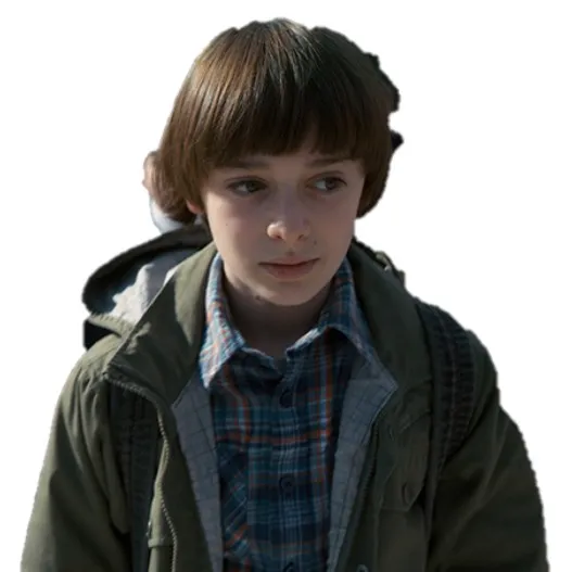 Will Byers Stranger Things Green Cotton Hooded Jacket front