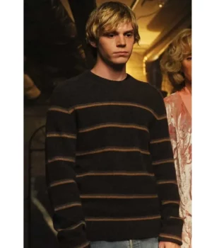 Amer­i­can Hor­ror Sto­ry Tate Langdon Brown Wool Sweater front