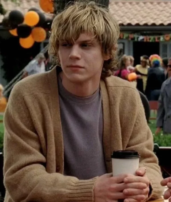 Amer­i­can Hor­ror Sto­ry Tate Langdon Wool Cardigan front