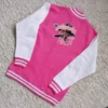 Descendants Multiple Colors Designer Varsity Wool Jacket dark pink