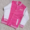 Descendants Multiple Colors Designer Varsity Wool Jacket pink