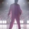 Elvis Elvis Presley Pink And Black Wool Blazer back