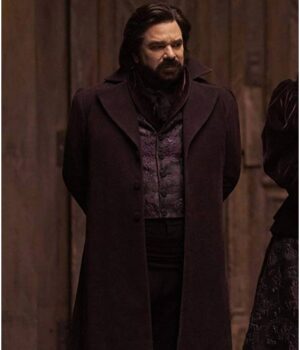Laszlo What We Do In The Shadows Wool Trench Coat other front