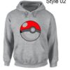 Pokemon Go Pokeball Cotton and Polyester Hoodie style 2