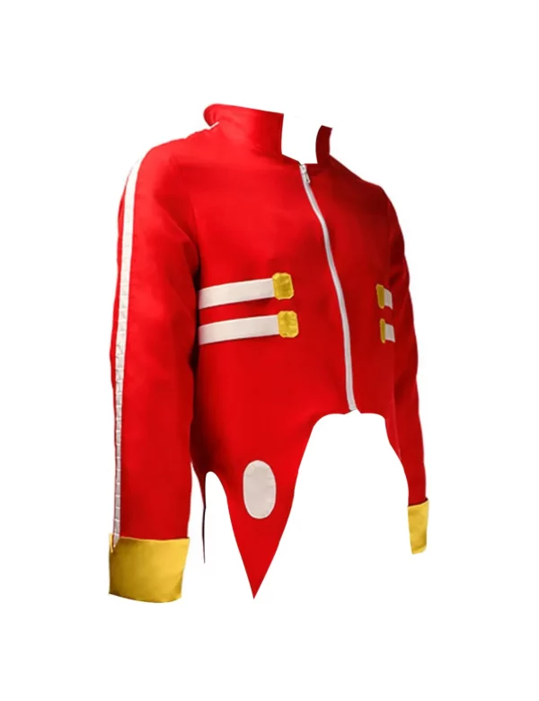 Sonic The Hedgehog Dr Ivo Robotnik Red Cotton Jacket side