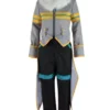 Sonic The Hedgehog Silver Shearling Grey Jacket front