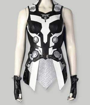 Thor Love And Thunder Valkyrie Leather Costume front