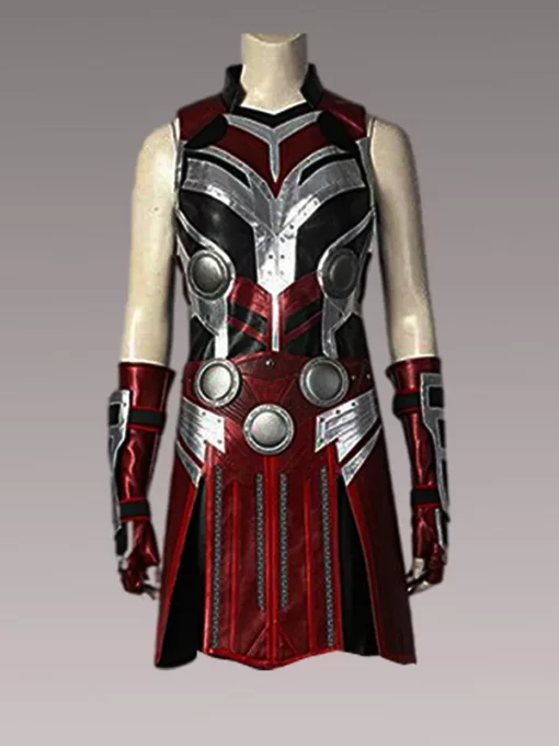 Thor Love and Thunder Jane Foster Costume Leather Vest frotn