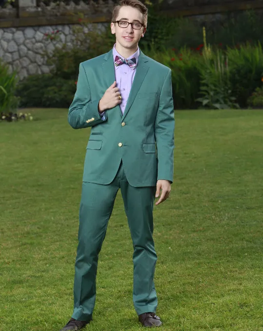 Zachary Gibson Descendants Doug Green Suiting Suit front