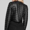 Batwoman Mary Hamilton Quilted Real Leather Jacket back