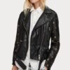 Batwoman Nicole Kang Real Leather Jacket other side