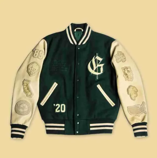 G-Eazy Accolade Varsity Letterman Wool Jacket front