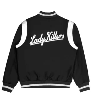 G-Eazy Lady Killers Saint Laurent Varsity Wool Jacket back