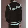 G-Eazy Lady Killers Saint Laurent Varsity Wool Jacket celebrity