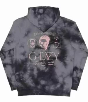G-Eazy Love Runs Out Grey Black Fleece Hoodie front