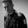G Eazy When It’s Dark Out Real Leather Jacket front