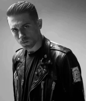 G Eazy When It’s Dark Out Real Leather Jacket front