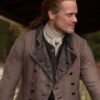 Outlander Jamie Fraser Double Breasted Wool Coat front