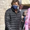 Pedro Pascal The Unbearable Weight of Massive Talent Puffer Jacket front