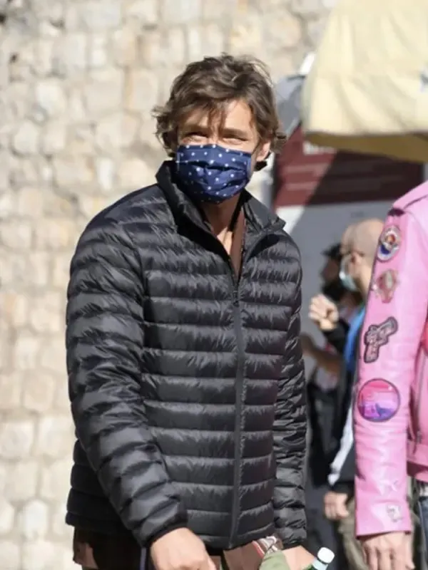 Pedro Pascal The Unbearable Weight of Massive Talent Puffer Jacket front