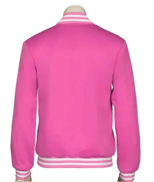 Steven Universe Pink High School Varsity Jacket back LJB