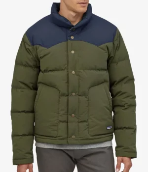 Tyler Locke and Key Green Polyester Jacket front