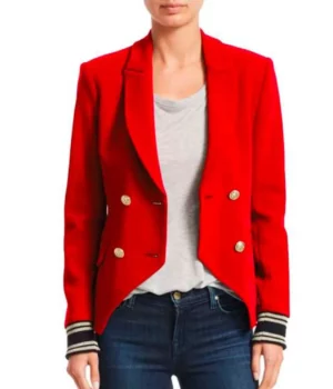 Francia Raisa Grown-Ish Red Blazer Jacket
