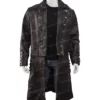 Jamie Frasers Outlander Leather Coat Front Image