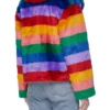Yara Shahidi Grown-Ish Rainbow Coat