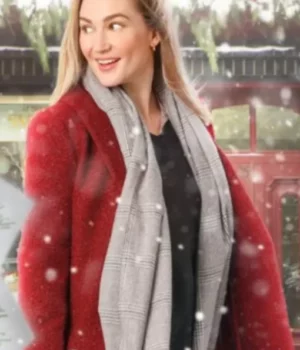 A Godwink Christmas Miracle of Love Joy Fickett Red Trench Coat