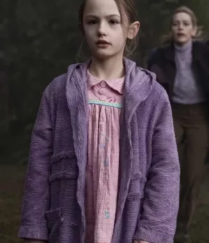 The Haunting of Bly Manor Flora Wingrave Purple Jacket