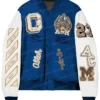 AC Milan Varsity Bomber Blue Jacket