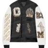 AC Milan Varsity Bomber Grey Jacket