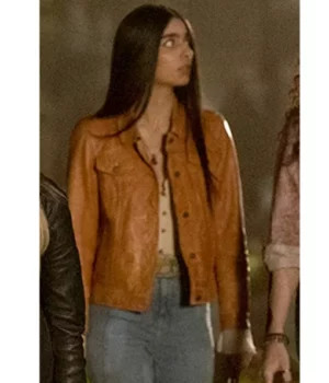 Latika Desai The Winchesters S1 Brown Leather Jacket