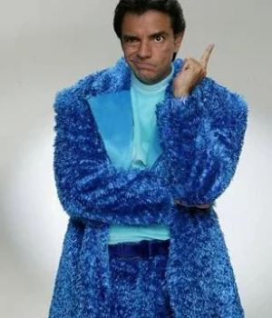 Ludovico P. Luche Blue Fur Suit