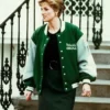 Princess Diana Eagles Green Varsity Jacket